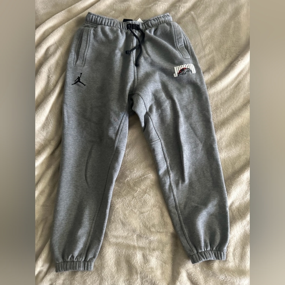 Nike Jordan gray fleece sweatpants medium